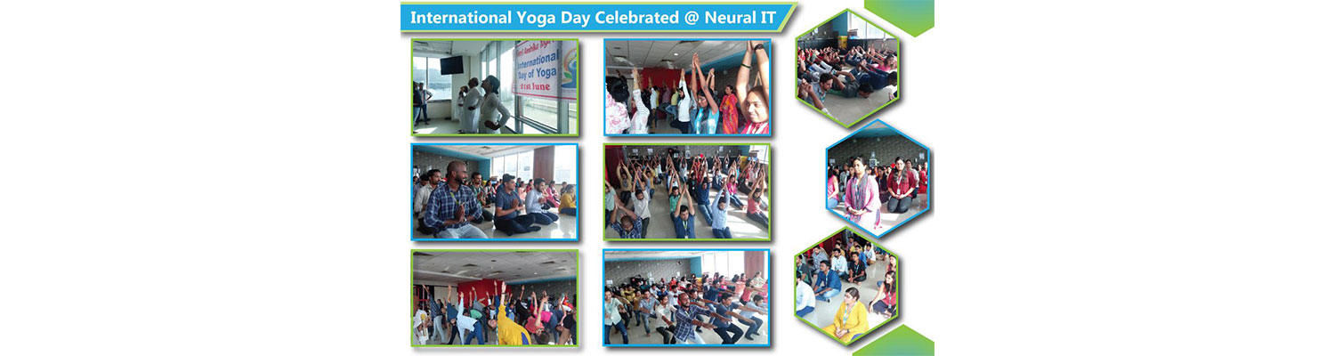 International Yoga Day celebrated at Neural IT