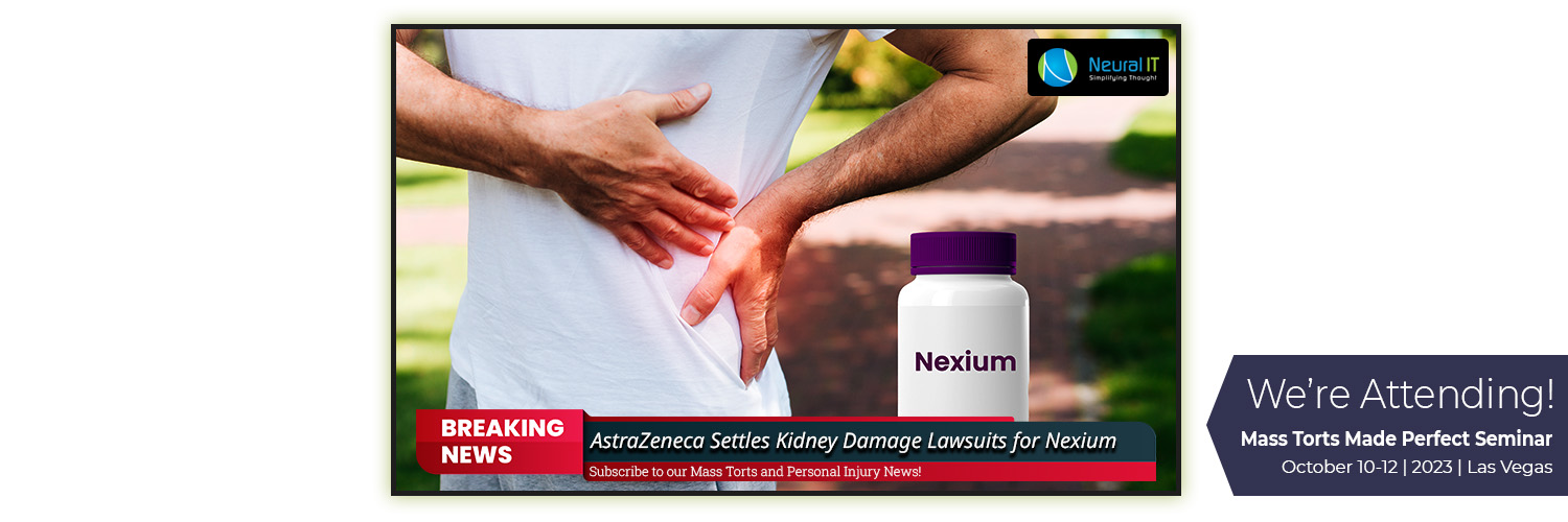 AstraZeneca Settles Kidney Damage Lawsuits for Nexium