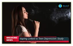 Vaping Linked to Teen Depression: Study